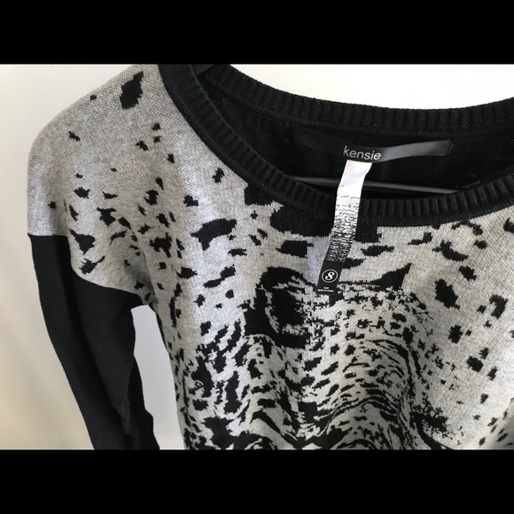 Kensie Tiger Sweater-Size S - Picture 2 of 7